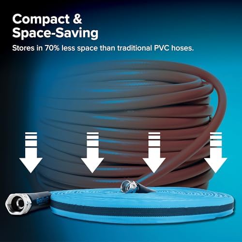 Camco EvoFlex2 50-ft Drinking Water Hose - RV Drinking Water Hose Reinforced with Fabric & Ultra Lightweight - Contains No_Lead, No_BPA & No_Phthalate - Abrasion Resistant (22579) (Pack of 3) - Image 3