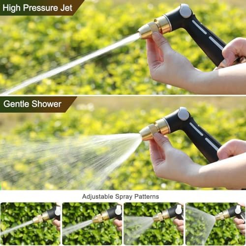 FANHAO Metal Thumb Control Adjustable Nozzle, High Pressure Garden Sprayer - Image 4