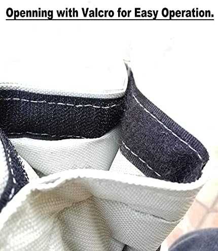 Insulated Pouch - Backflow Insulation Cover for Winter Freeze Protection, Pale Khaki, 20’’W x 25’’H - Measure Before Purchase - Image 4