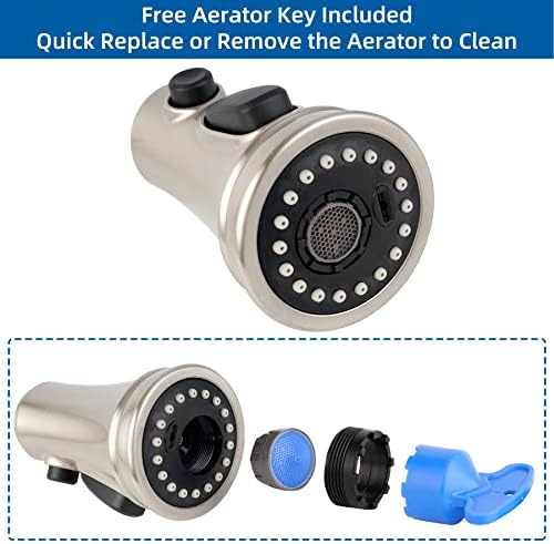 Hibbent cUPC Certified Kitchen Faucet Head Replacement with 15 Adapters - Image 3