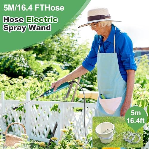 Battery Powered Sprayer Wand, 32" Electric Weed Sprayer Telescopic Wand - Image 2