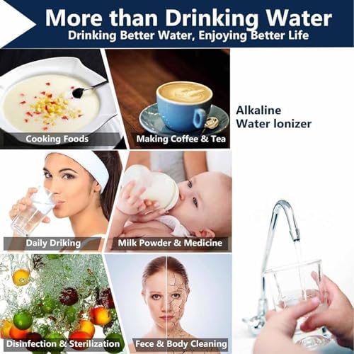 COYEUX Alkaline Acid Water Machine, Water Ionizer, 3.5-10.5 Ph 7 Modes, 600 to -500 Mv, 8000 litres Per Filter, Auto-Cleaning - Image 7
