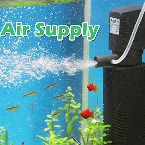 Fish Tank Filter for 15-40 Gallon Tank Crystal Clear Powerful Internal Aquarium Filters Submersible Pump& Filter System Turtle Tank Accessories - Image 6