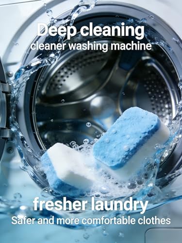 Washing Machine Cleaner Tablets,Deep Cleaning Descaler and Suitable for Most Washer Machine Cleaner Front Loader and Top Load,Powder Cleaner for Washing Machines and Dishwasher Pods (36) - Image 4