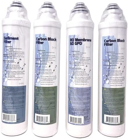 QCRO Complete Replacement Filter Kit 50 GPD for Pura/Aqua flo - Image 2