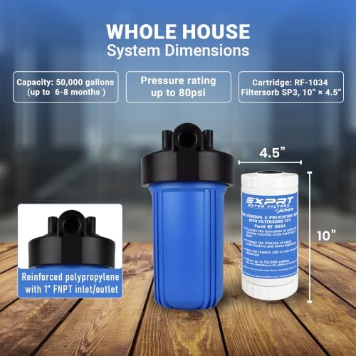 Whole House Water Filter 10" x 4.5" Filtersorb SP3 Anti-Scale EZ-2700 - Image 6