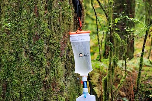 Vecto Water Collection and Filtration Bag (2L, 3L) - 28mm Neck Compatible with Popular Filters - Wide Opening for Easy Water Collection - Lightweight, Compact, Durable Tethered Cap and Slider - Image 6