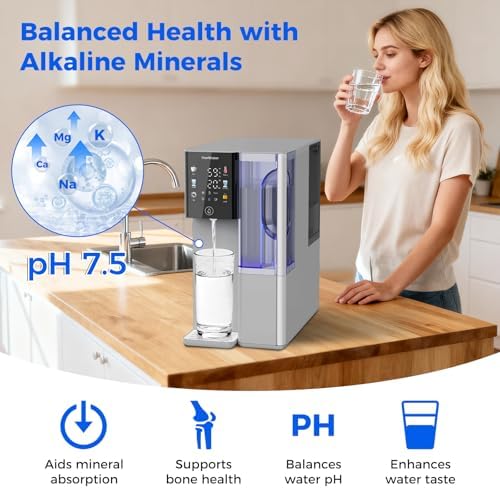 C5ALK-GY Mineral Countertop Reverse Osmosis Water Filter Hot&Cold - Image 5