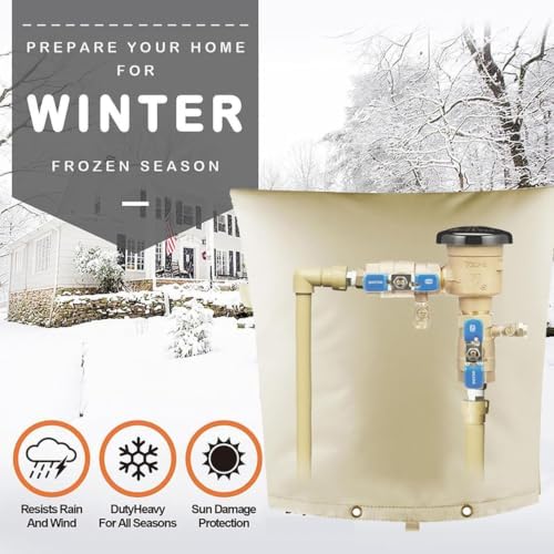 Insulated Backflow Preventer Cover for Winter Freeze Protection - Image 2