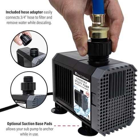 Allied Science Tankless Water Heater Flushing Kit with Steel Hoses, Mag Drive Pump, Quart Eco-Friendly Descaler, and Maintenance Card - Image 6