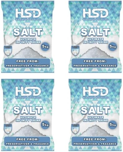 5kg dishwasher salt, dishwasher detergent salt with pre-soaking action, water softener salt (Pack Of 4) by Unknown