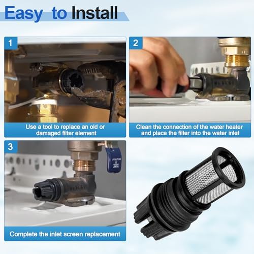 EGBD032 & DTJD006 Inlet Filter Kit fits Noritz Tankless Water Heater - Image 6