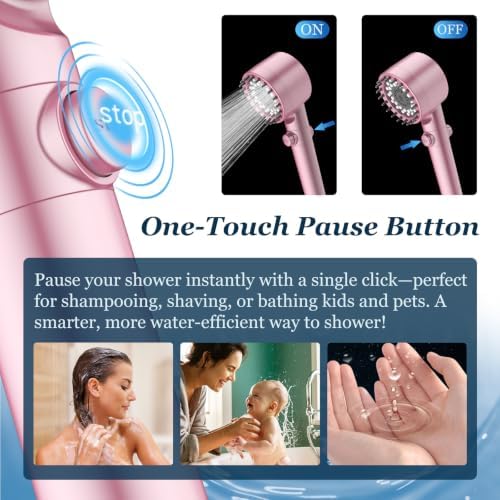 FEELSO Filtered Shower Head with Handheld, High Pressure Shower Filter Head - Image 5