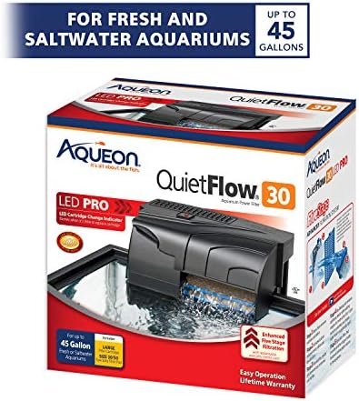 Aqueon QuietFlow 30 LED PRO Aquarium Fish Tank Power Filter For Up To 45 Gallon Aquariums - Image 3
