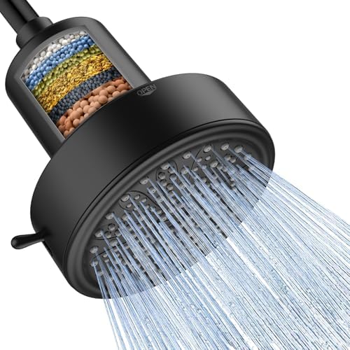 FEELSO Filtered Shower Head, High Pressure Shower Head with Filters by FEELSO