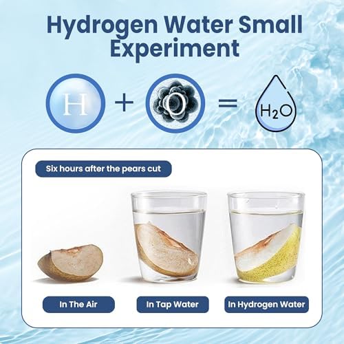 HydroXion Hydrogen Water Bottle – Rechargeable Ionizer Machine with SPE/PEM Technology 1600ppb – Hydrogen Water Bottle Generator – Portable Hydrogenated Travel Bottle – Includes Cover - Image 4