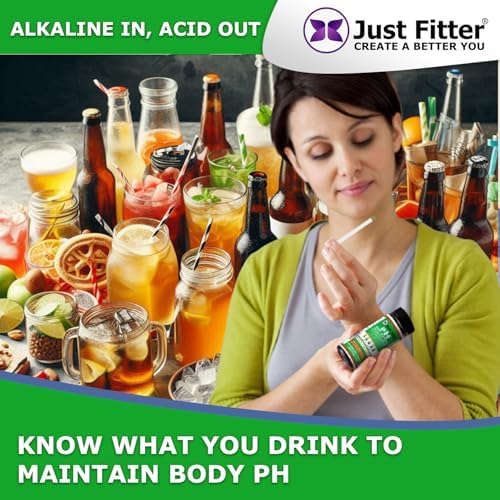 Just Fitter Alkaline Water pH Test Strips. Testing Kit for Home Drinking Water and Liquids. Universal Tester for Aquarium, Fish Tank, Pool, Hot Tub, Spa, Kombucha, Fermentation and Brewing Process. - Image 6