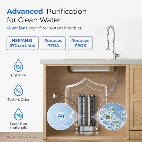 Waterdrop DST Under Sink Water Filter System, No Drill Required for Renters - Image 2