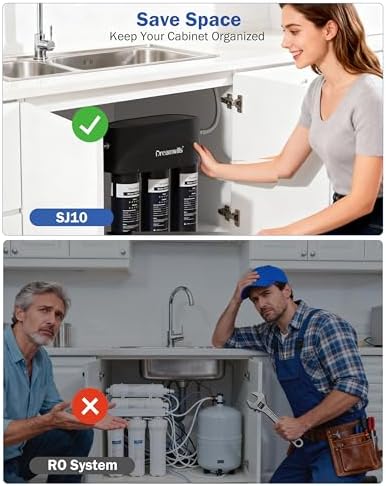 Dreamwills SJ10 8-Stage Under Sink Water Filter System, Up to 18-Months - Image 4