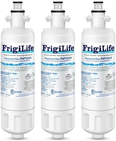 9690 & ADQ36006101 Replacement for LG LT700P, LT700PC, Kenmore Elite 46-9690, ADQ36006102, HDX FML-3, CLCH106, LFX28968ST, LFXS29626S, RWF1052, RWF1200A, Refrigerator Water Filter, 3PACK by FrigiLife