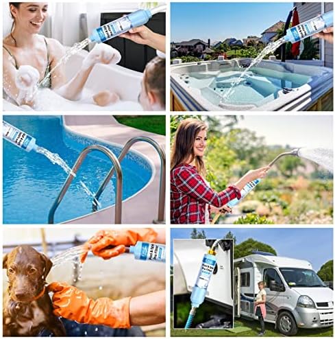 Garden Hose Filter for Filling Pool,Garden Hose Filter for Filling Hot Tub/Spa, Greatly Reduces Sediment, Chlorine, Heavy Metals and Odors, Standard 3/4" Garden Hose Thread (1 pack) - Image 5