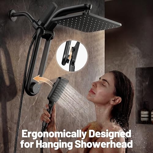 Dual Filtered Rainfall Handheld Showerhead Spray Combo for Bathroom - Image 4