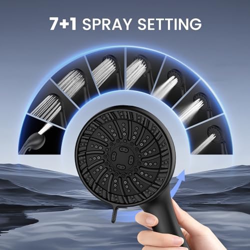 Filtered Shower Head with Handheld,High Pressure Shower Heads with Filters - Image 4