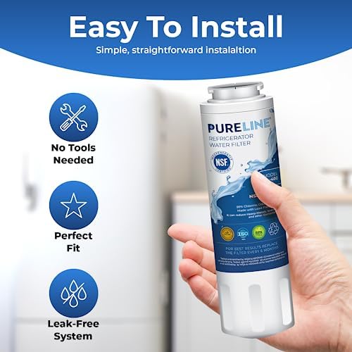 Pureline EDR4RXD1 Replacement for Everydrop Filter 4, UKF8001, UKF8001AXX-750, UKF8001AXX-200, Maytag UKF8001, Whirlpool EDR4RXD1, 4396395, Kenmore 9084, 9006, Puriclean II, (2 Pack) - Image 6