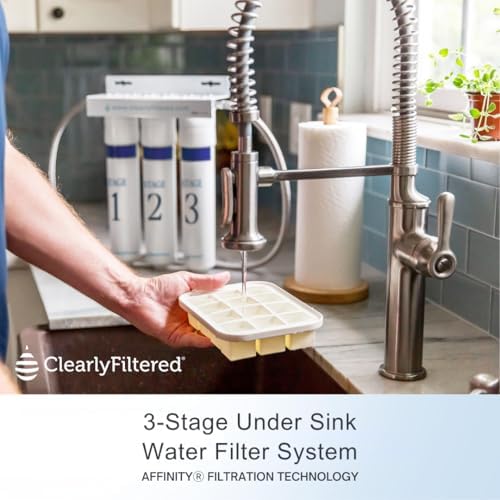 Clearly Filtered 3 Stage Under Sink Water Filter System for Home - Image 2
