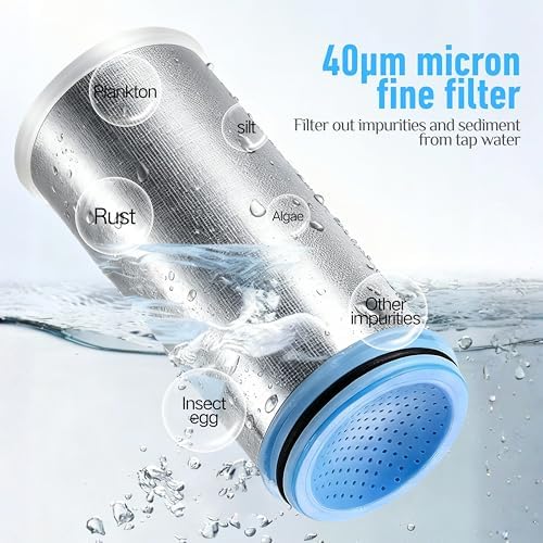Hard Water Shower Filters, Showerhead Filters for Filtering Sediment and Other Impurities, High Output Household Tap Water Purifiers for Kitchen Washing Machine Bathrooms - Image 4