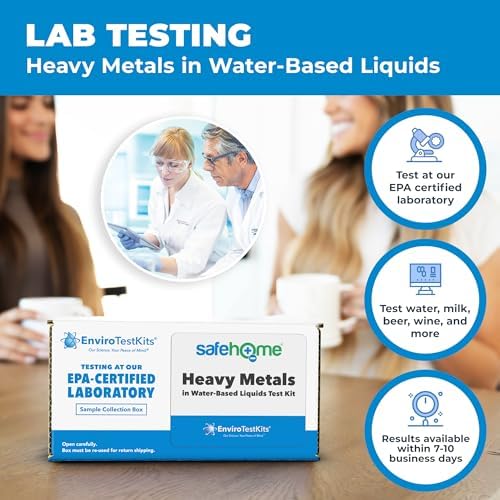 Safe Home Heavy Metals in Water Based Liquids Test Kit - Image 2