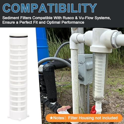 1-1/2" 100 Mesh Spin Down Filter Screen for Rusco & Vu-Flow Filtration - Image 2