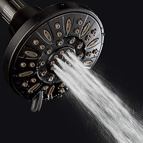 AquaDance for California - Oil Rubbed Bronze High Pressure 6-Setting 4" Shower Head – Angle Adjustable, Anti-Clog Showerhead Jets, Tool Free Install-USA Standard Certified-Top U.S. Brand – 1.8 GPM - Image 4
