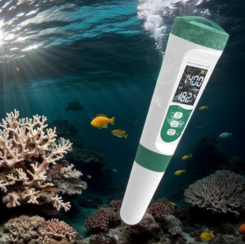 5-in-1 Water Quality Tester: Salinity, pH, TDS, EC & Temperature Meter for Aquarium, Pool, Spa, Pond and Hydroponics - Image 4