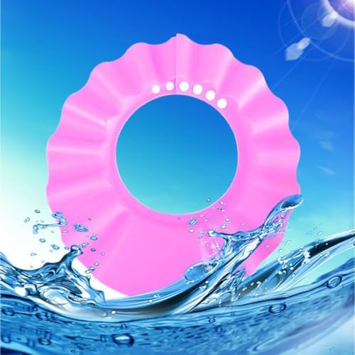 Safe Shampoo Shower Bathing Protection Bath Cap Soft Adjustable Visor Hat for Toddler, Baby, Kids, Children (pink) - Image 5