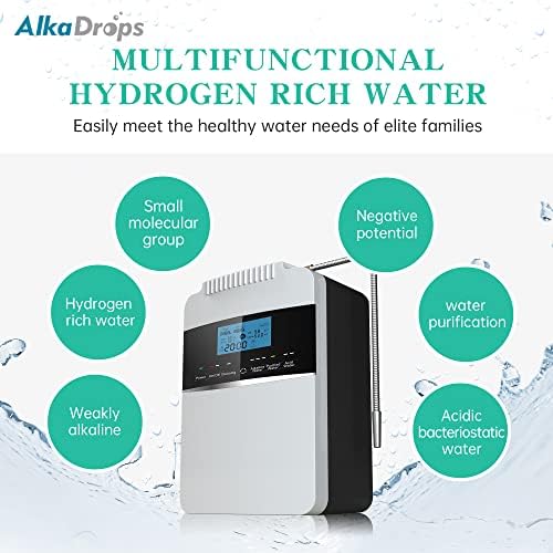 Water Purifier Machine Water Ionizer ORP+500 to -800 PH 2.5-11.2 Alkaline Acid Water Best Home Alkaline Water Filtration System/Instant heating58-136.4 °F/12,000 Liters Per Filter / 7 Water Settings - Image 3
