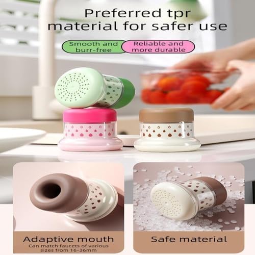 Mini Faucet Water Filter- Multi-Layer Filtration & Splash-Proof Kitchen Purifier, Splash-Proof Softener Parts, Detachable Leak-Proof F́aucet Mount Purifier for Kitchen Bathroom Home (2pcs-1) - Image 6