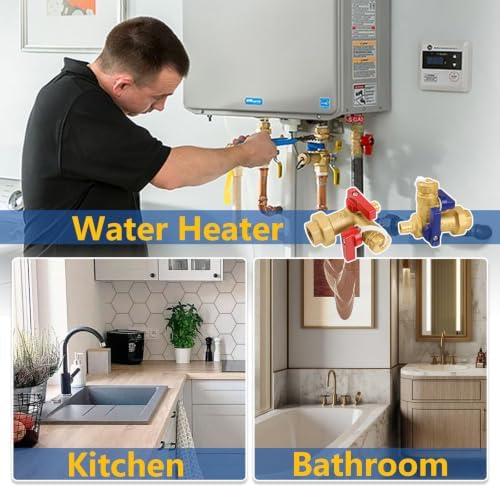 10Set GUOFIS Tankless Water Heater Service Valve Kit,FIPx PEX(TOOL053-10) - Image 7
