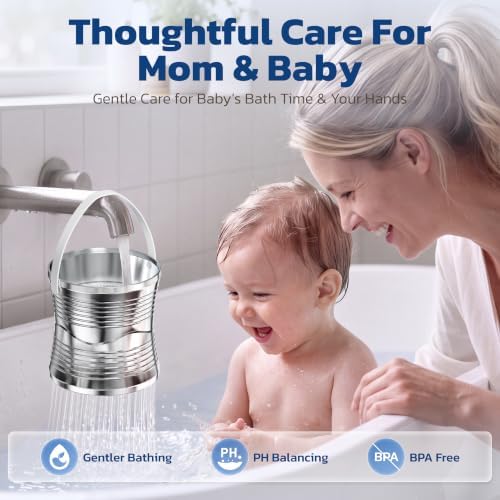 HOPOPRO Bath Filter for Tub Faucet, No-Spill 8-Stage Shower Water Filter - Image 4