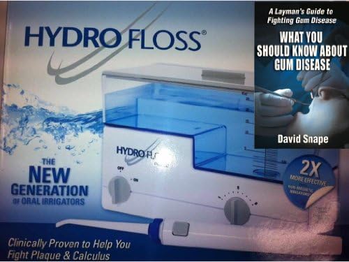 Hydro Floss Oral Irrigator Plus Book Bundled Package - 2 Items by hydrofloss