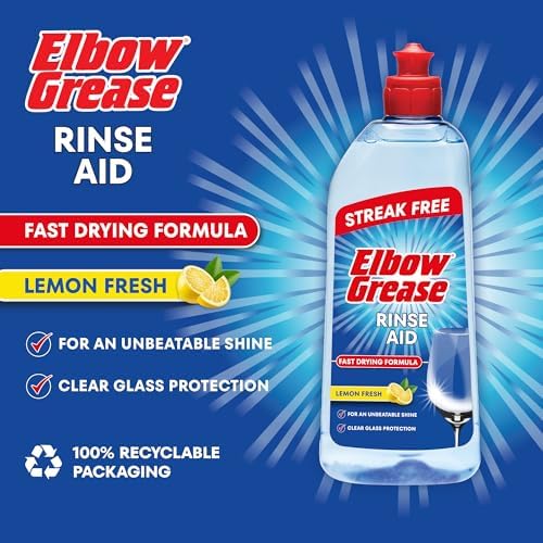 Elbow Grease Rinse Aid (Lemon Fresh, 500ml) - Image 2