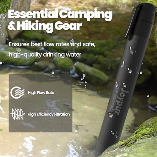 Portable Water Filter Straw Survival, Essential Camping & Hiking Gear, Water Purification Straw for Travel, Biking and Emergency Preparedness - Image 6