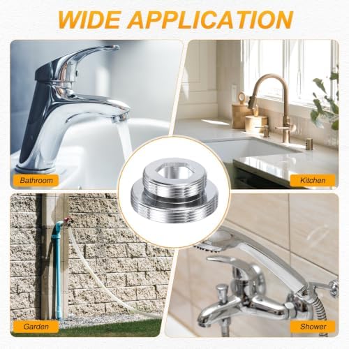 M METERXITY 1-Pack Faucet Adapter, M30 Male to M22 Male, for Kitchen - Image 7
