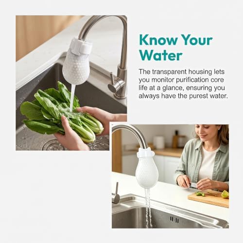 Faucet Filter Cotton Bags, Adjustable Non-Woven Replaceable Filter Sleeve to Trap Sand, Rust & Scale Residues for Kitchen & Bathroom，100 Pieces + 20 Cable Ties - Image 4