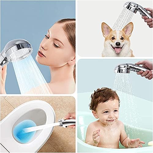 3-Setting Detachable Shower Head, Chrome Finish - Image 6