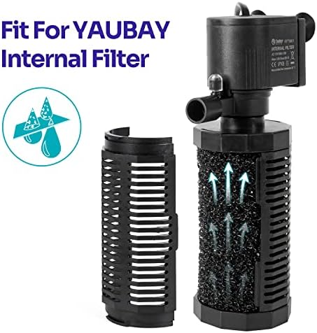 Yaubay 2PCS Internal Filter Sponge Foam, Aquarium Bio Sponge Rolls of Fish Tank Filter Accessories 4.5" x 2" (2Pcs Sponge) - Image 5