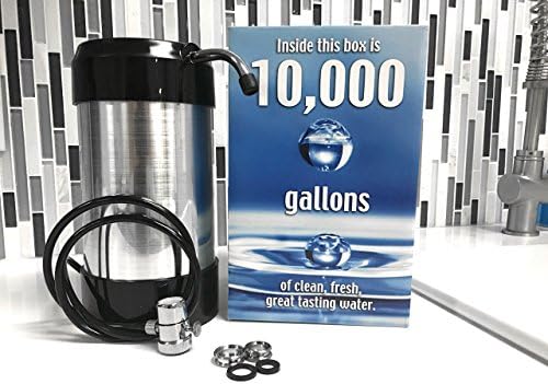 Countertop Water Filtration System | No Plumbing Faucet Adapter, Water Purifier | Instant countertop Water Filter | Water Filter Dispenser | Easily Fills Your Water Filter Pitcher - Image 2