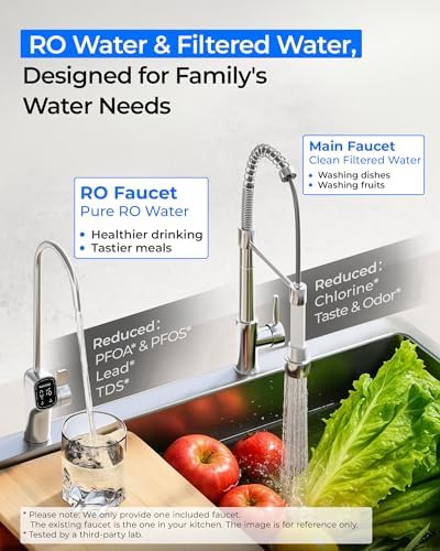 Waterdrop G5P700-PRO Reverse Osmosis System, 700 GPD Dual Flow Water Filter - Image 3