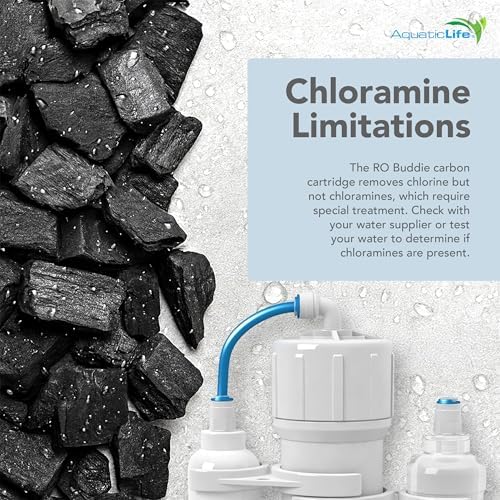 Aquatic Life RO Buddie 3-Stage Aquarium Water Filter System, Reverse Osmosis RO Filtration Unit for Fish Tank, Fountains, and More, 50 GPD (Gallons Per Day) - Image 4
