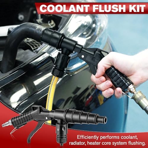 Coolant System Flush Gun, Lever-Action Heater Core Flush Kit - Image 6